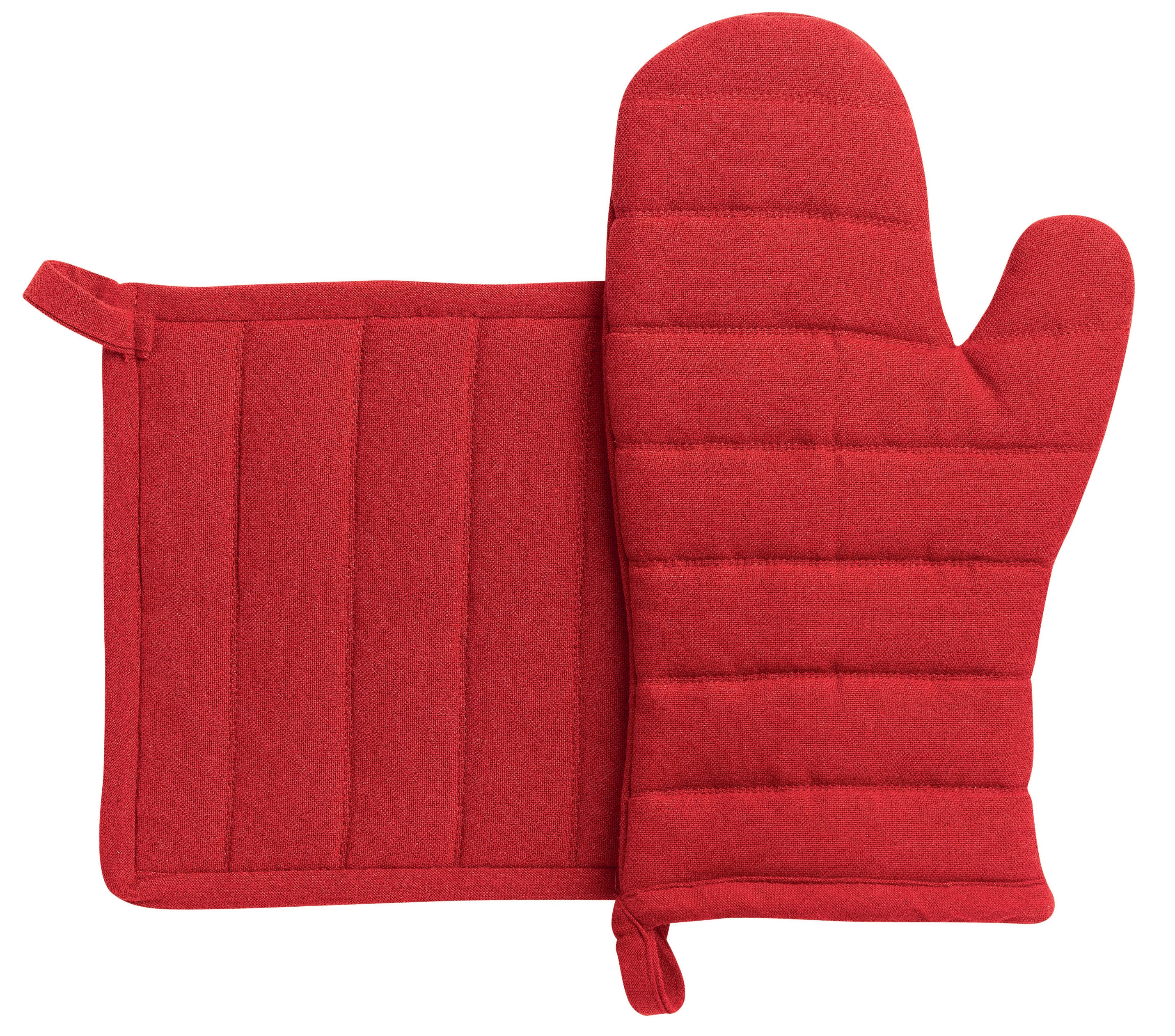 Gerecycleerde ovenwant en pannenlap Jona Rouge 15 X 30