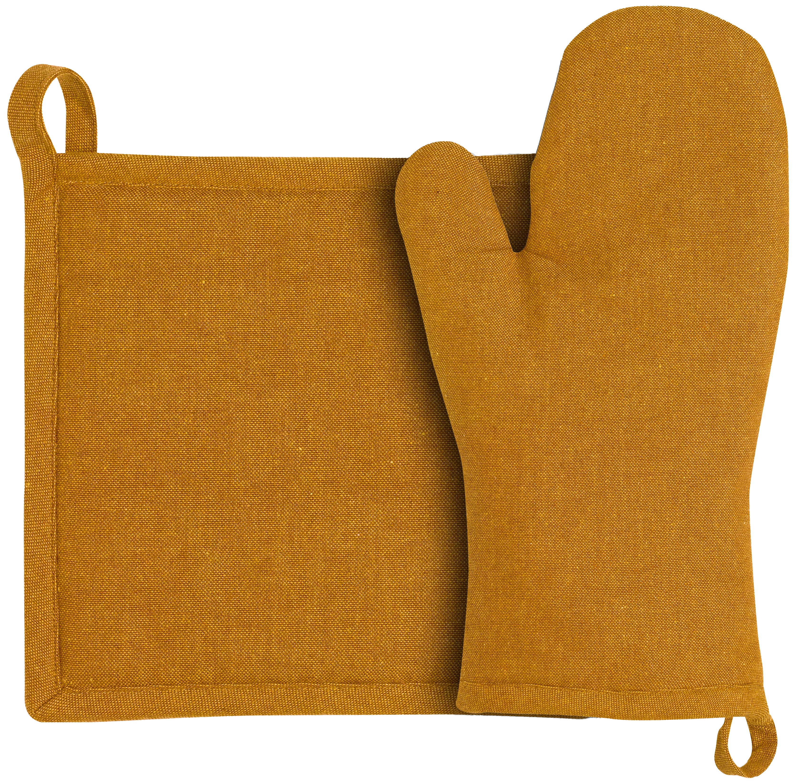 Gerecycleerde ovenwant en pannenlap Jona Ambre 15 X 30