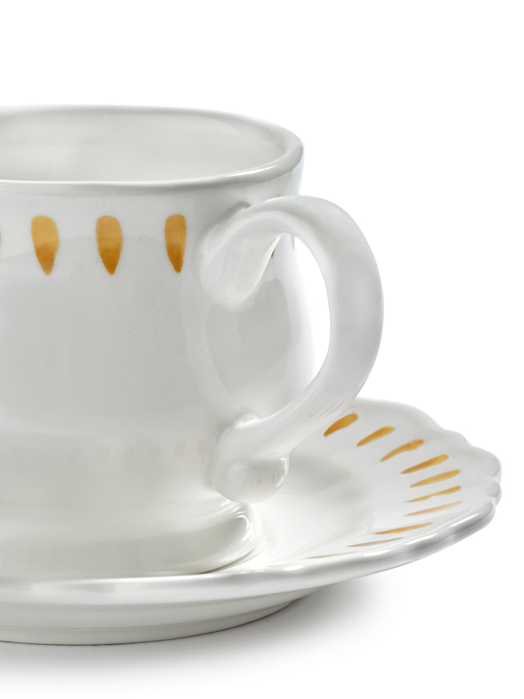 Serax - Marie Michielssen - Cappuccinokop Geel + Saucer Charly