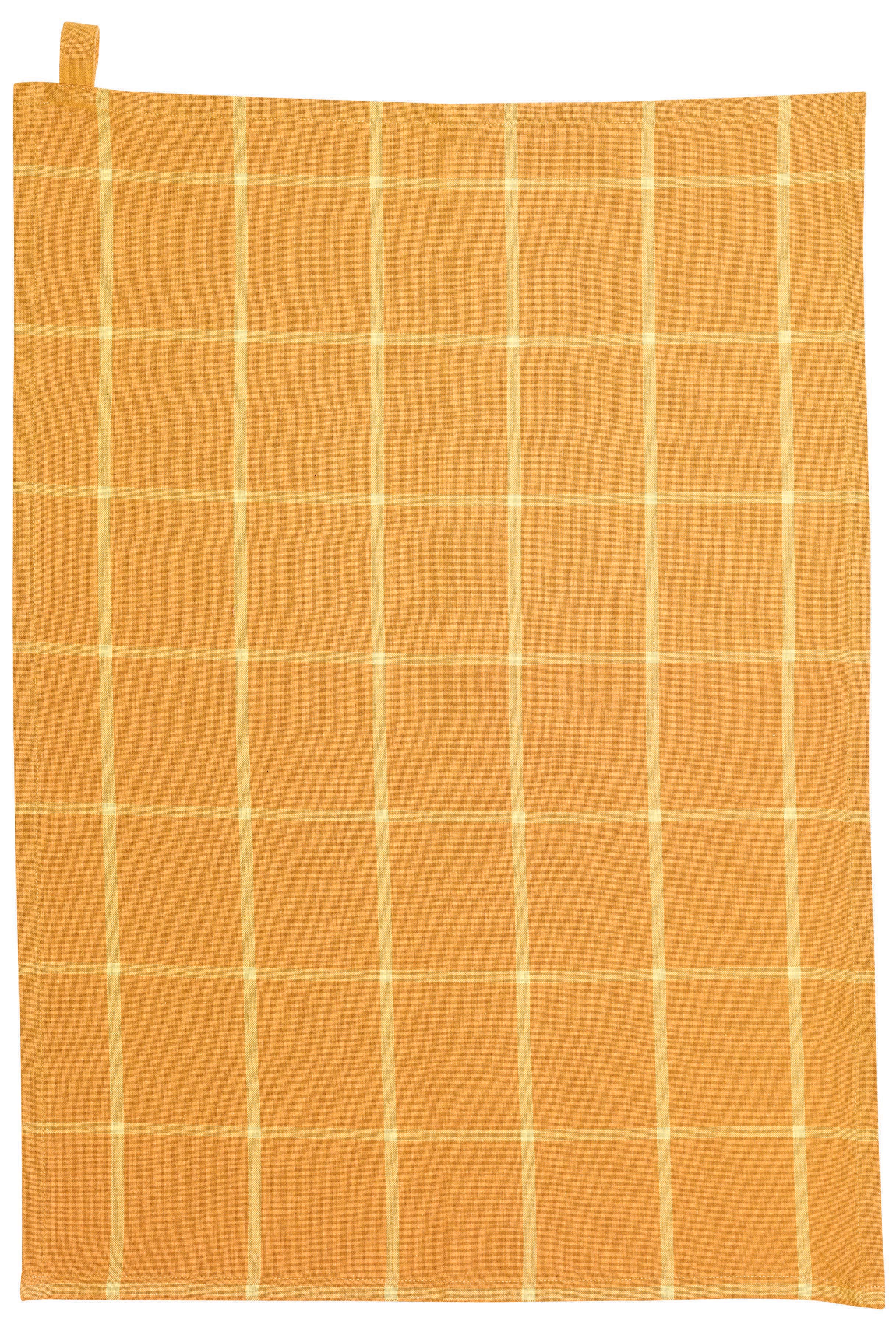 Gerecycleerde theedoek Doha Tournesol 50 X 70