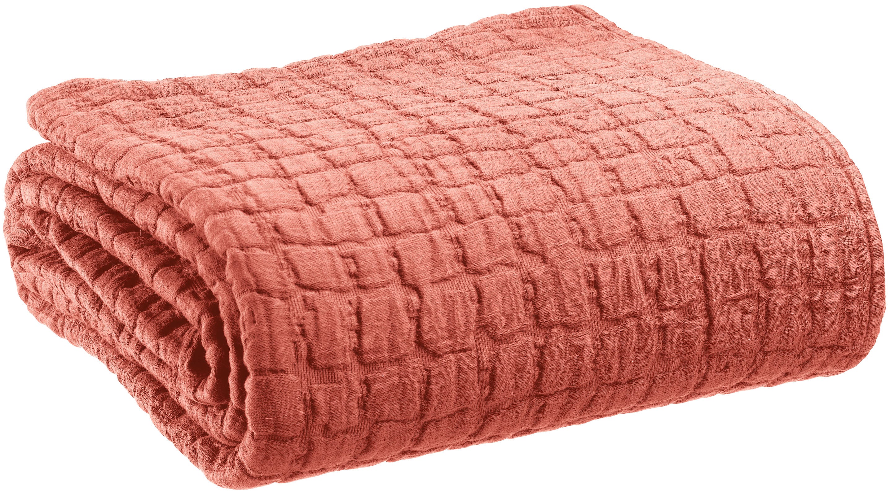Swami plaid Pêche 180 X 260