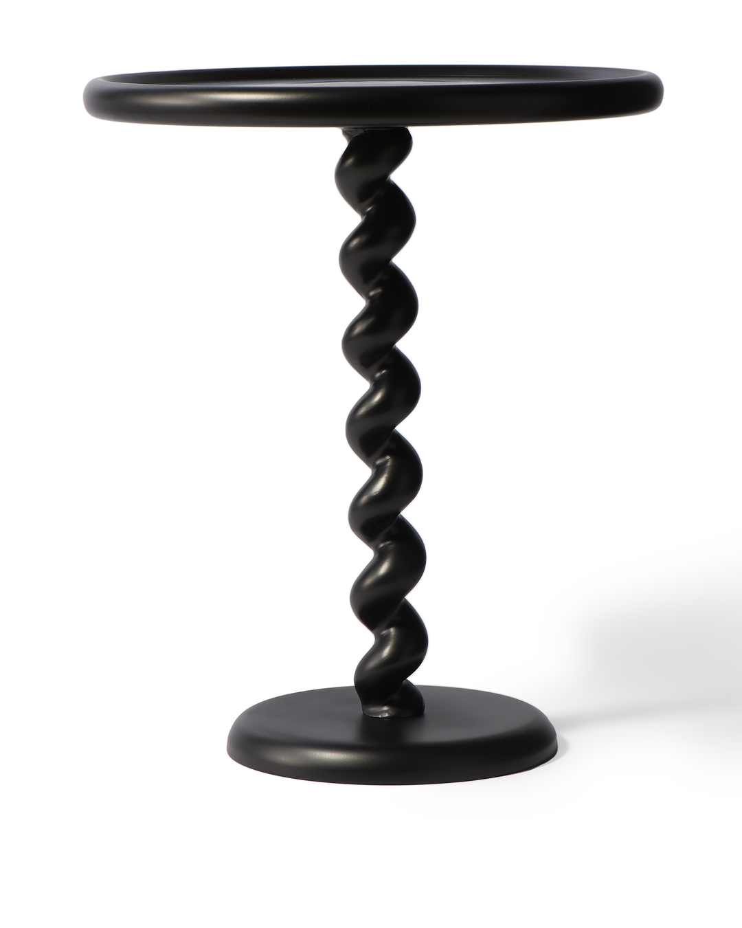 Polspotten - Bijzettafel Twister Zwart