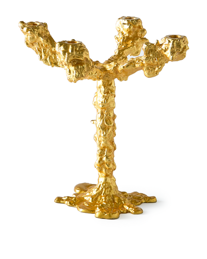 Polspotten - Kandelaar Drip Goud