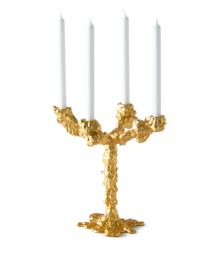Polspotten - Kandelaar Drip Goud