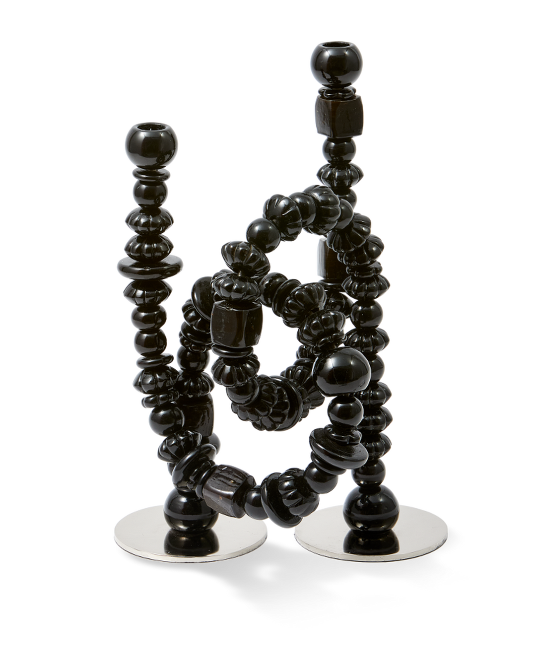Polspotten - Kandelaar Beads Zwart