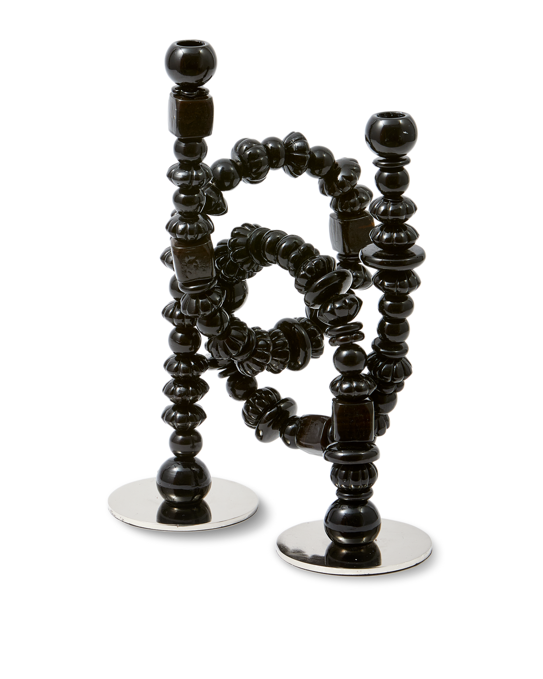 Polspotten - Kandelaar Beads Zwart
