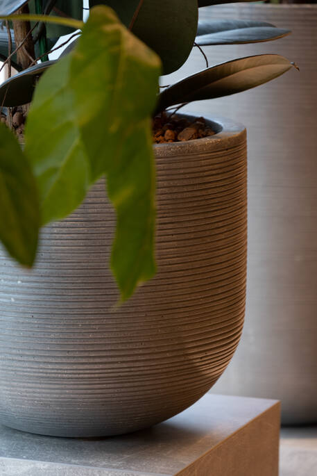 Pottery Pots - Bloempot Cody L, Donkergrijs