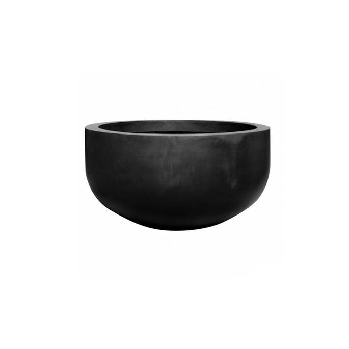Pottery Pots - Bloempot City bowl S, Zwart