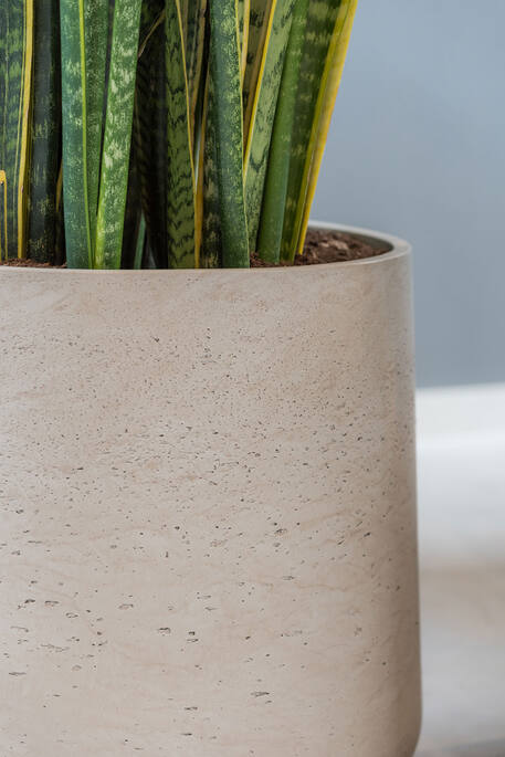 Pottery Pots - Bloempot Patt L, Mokka Washed