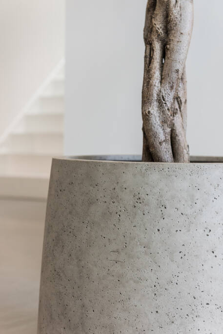 Pottery Pots - Bloempot Jumbo Patt S, Ivoor Washed