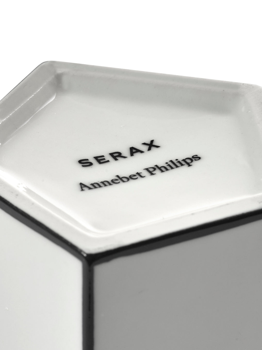 Serax - Annebet Philips - Vaas Wit/Zwart M Carte Blanche