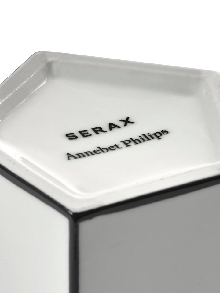 Serax - Annebet Philips - Vaas Wit/Zwart M Carte Blanche