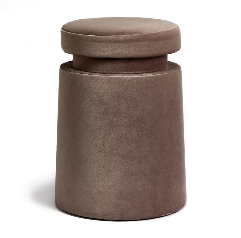 Henry Dean | Tsjomoloenga kruk fluweel Dark Gray H47 cm