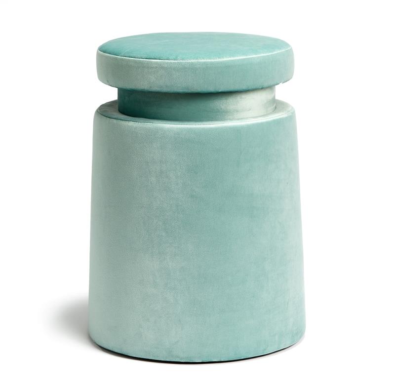 Henry Dean | Tsjomoloenga kruk fluweel Aquaverde H47 cm