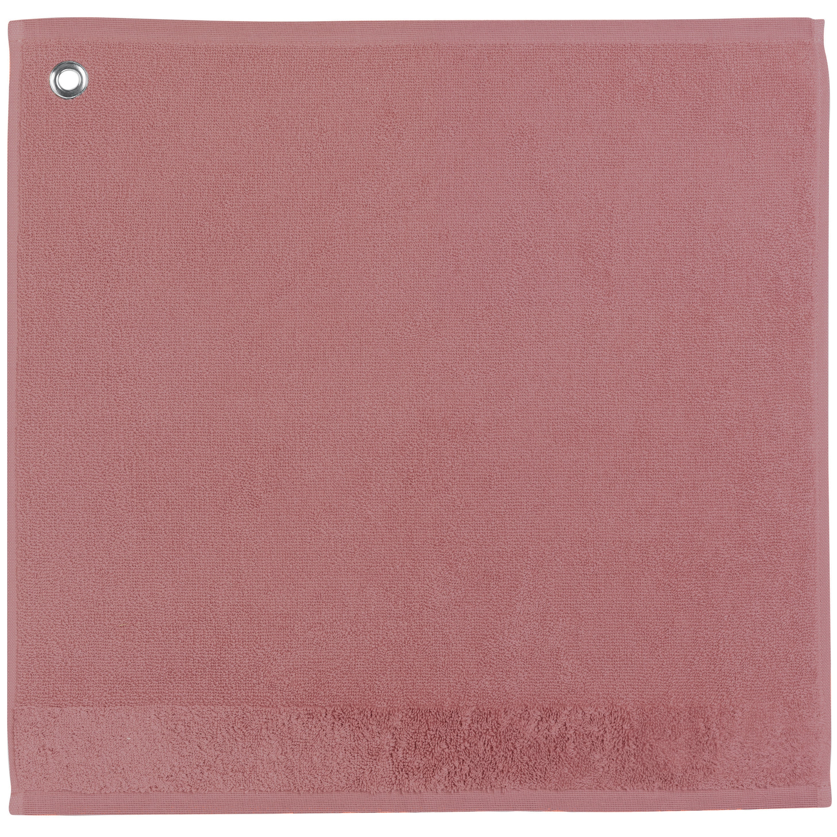 Handdoek met oogje Curl Bois de rose 50 X 50