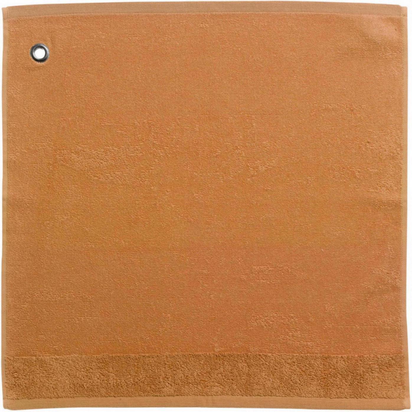 Handdoek met oogje Curl Ambre 50 X 50