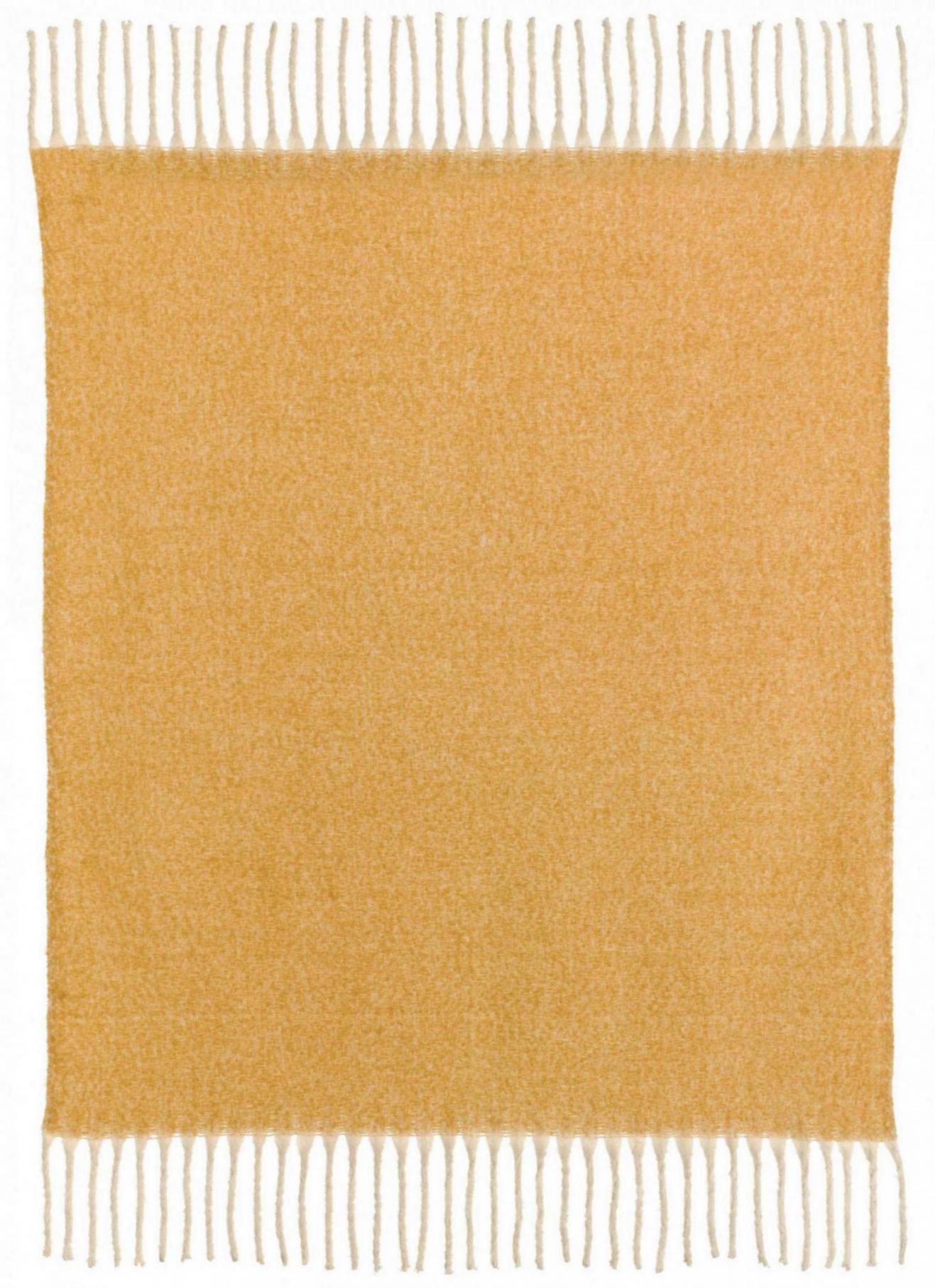 Effen gerecycleerd plaid Isabel Mirabelle 130 X 160