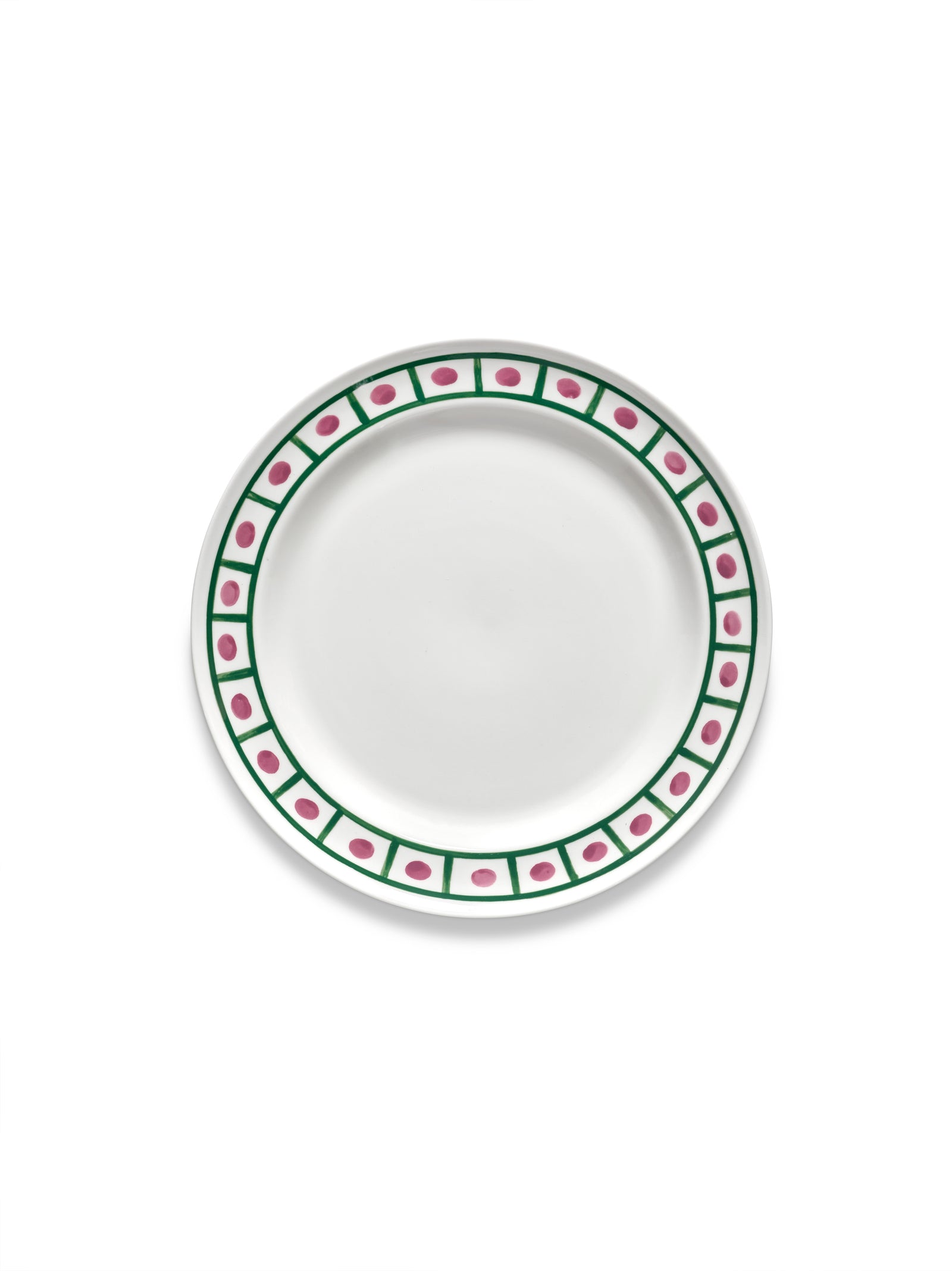 Serax - Marie Michielssen - Dinerbord Paars Groen Charly - Set van 2