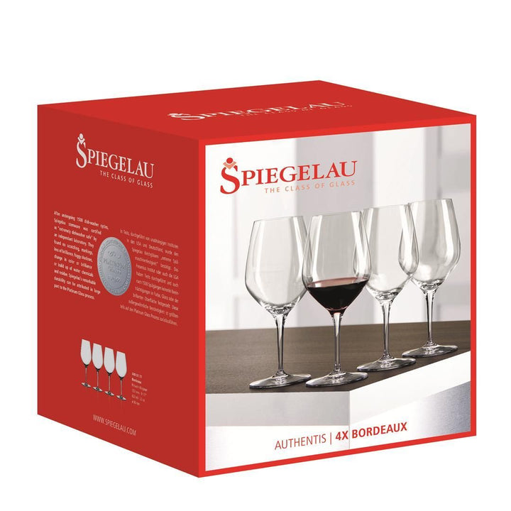 Spiegelau - Authentis Bordeauxglas 650 ml set van 4