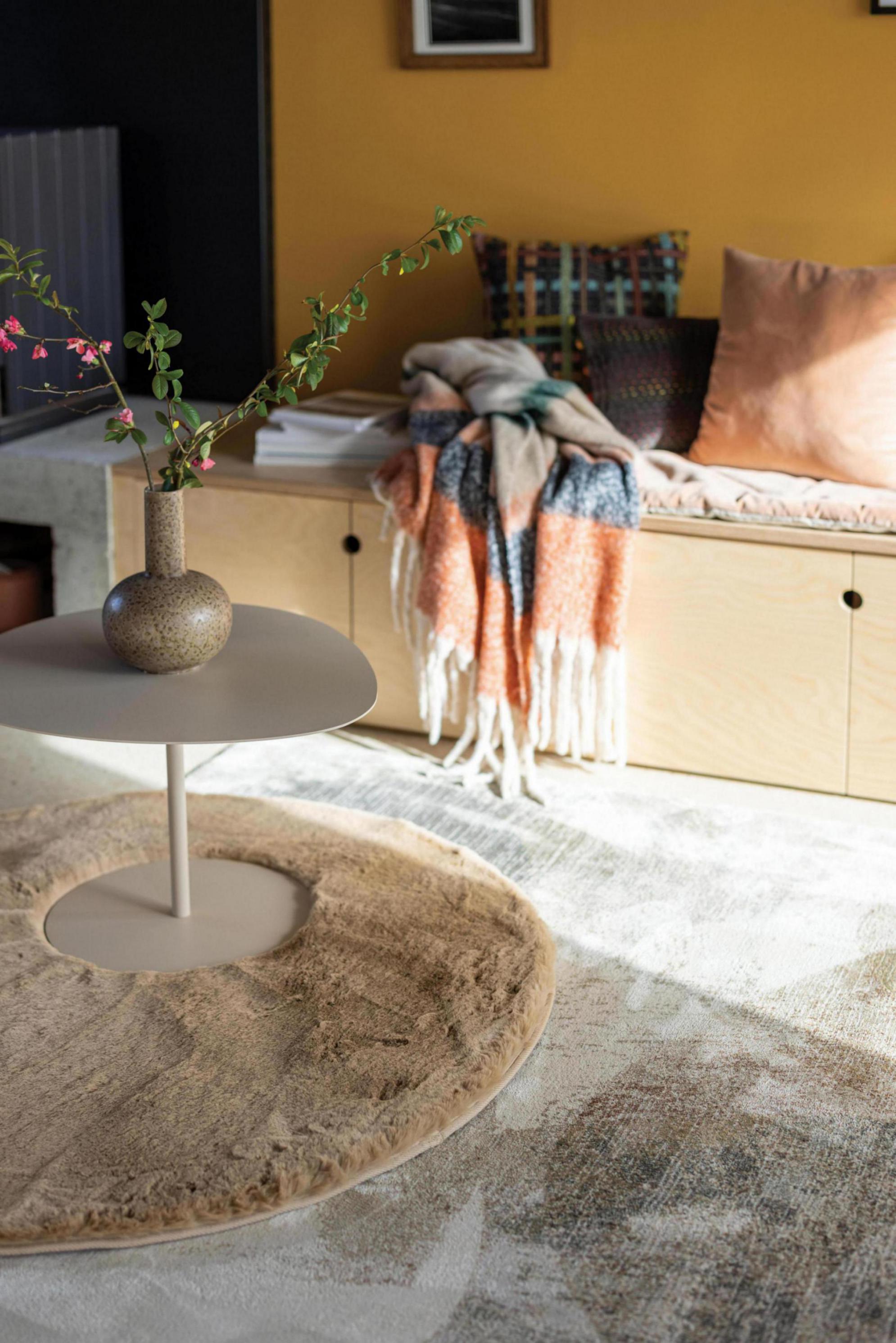 Eddy Tapijt Camel Diâmetro 160