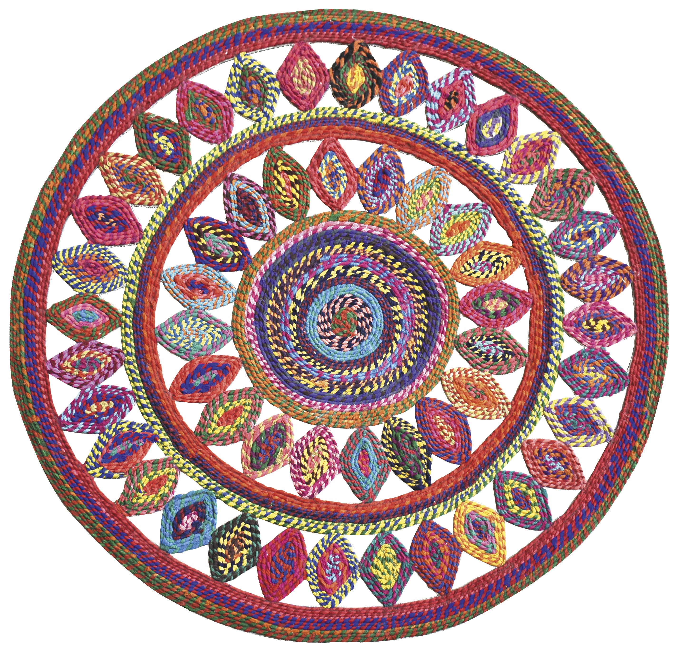 Bowey tapijt Multicolore Diameter 90