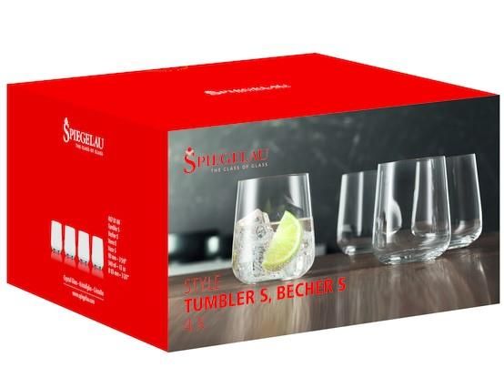 Spiegelau - Style whiskyglas 340 ml set van 4