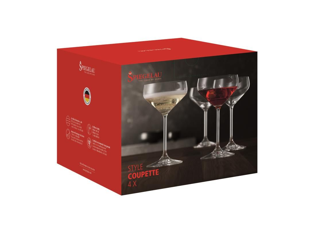 Spiegelau - Style cocktailglas 290 ml set van 4