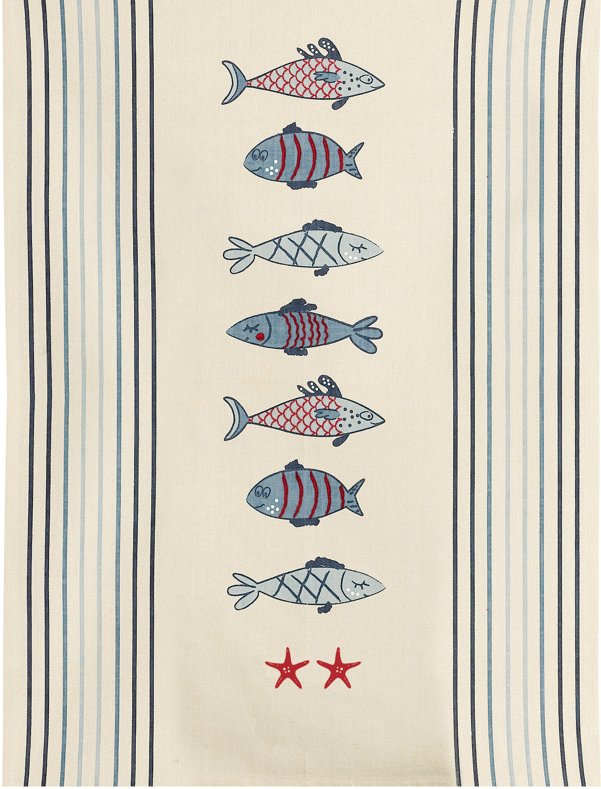 New Pesk Theedoek Bleu 50 X 70