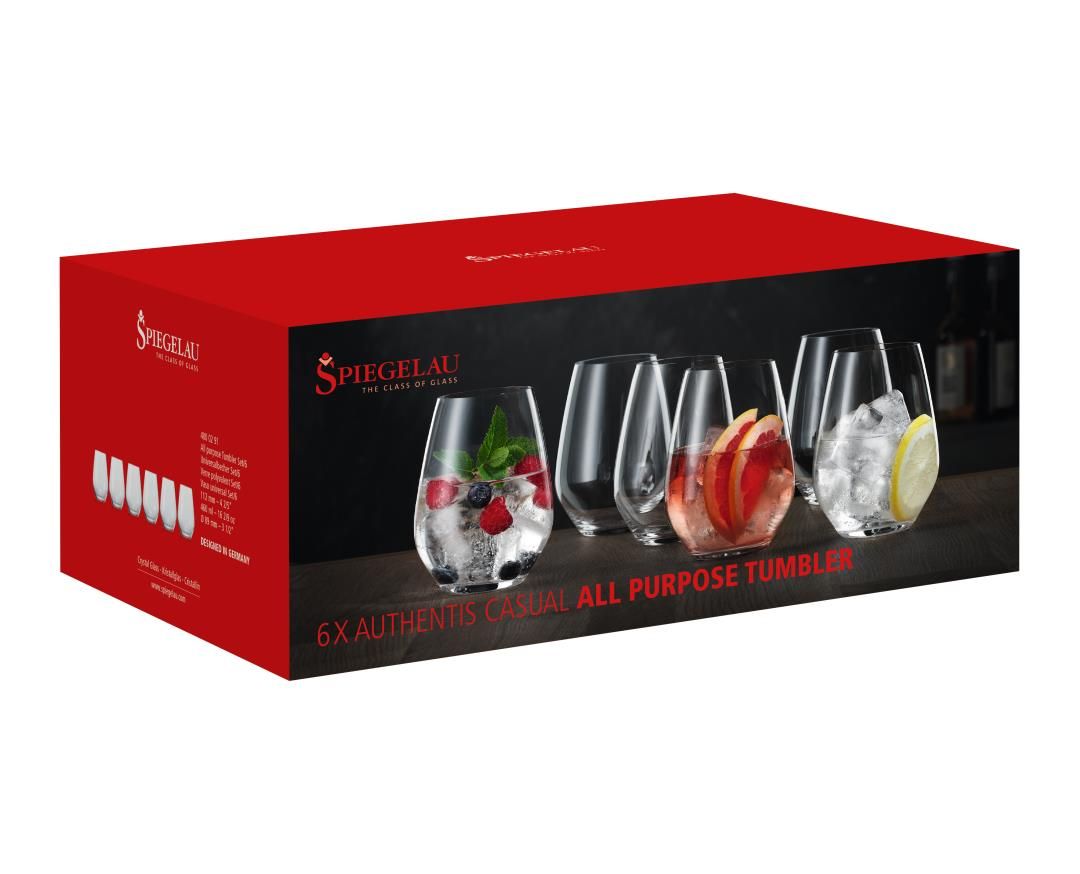 Spiegelau - Authentis drinkglas 460 ml set van 6