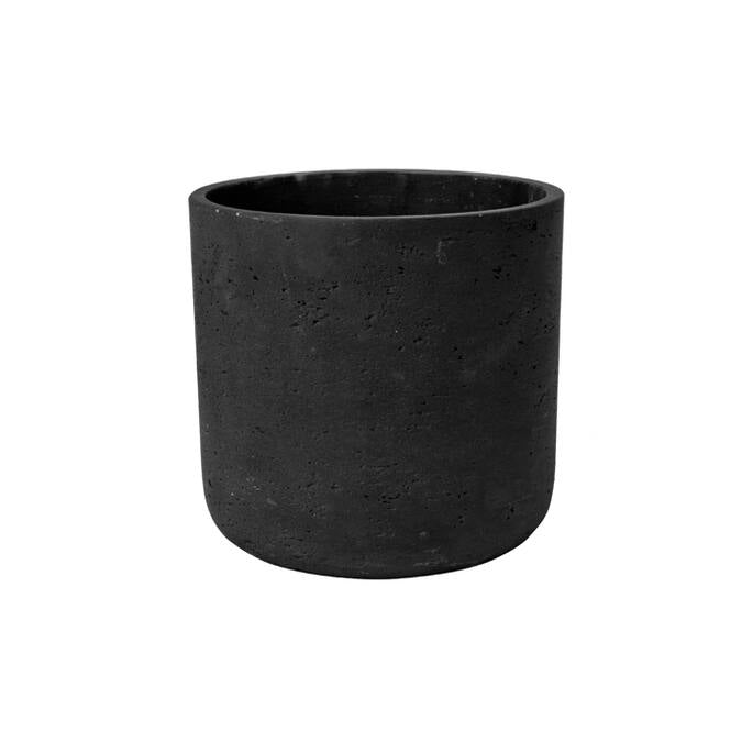 Pottery Pots - Bloempot Charlie M, Zwart Washed