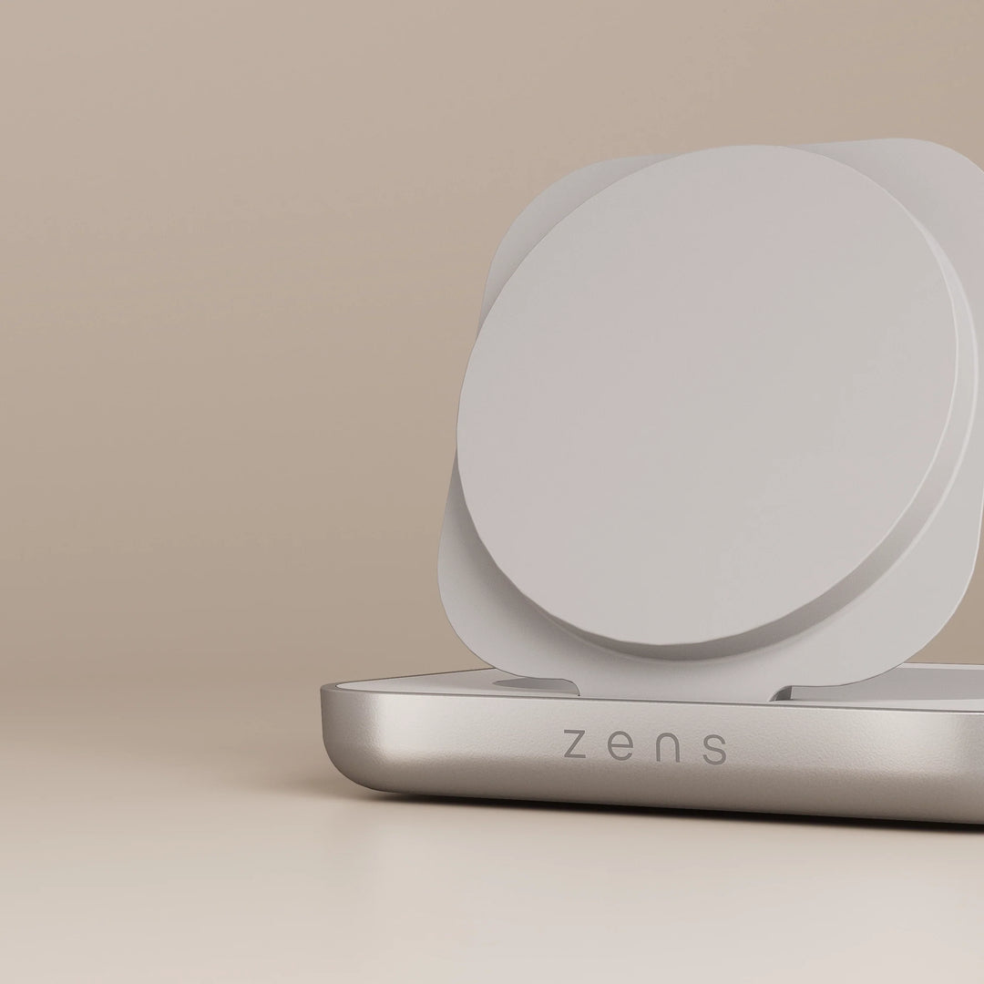 Zens - Draadloze Oplader Magnetisch Nachtkastje - Wit