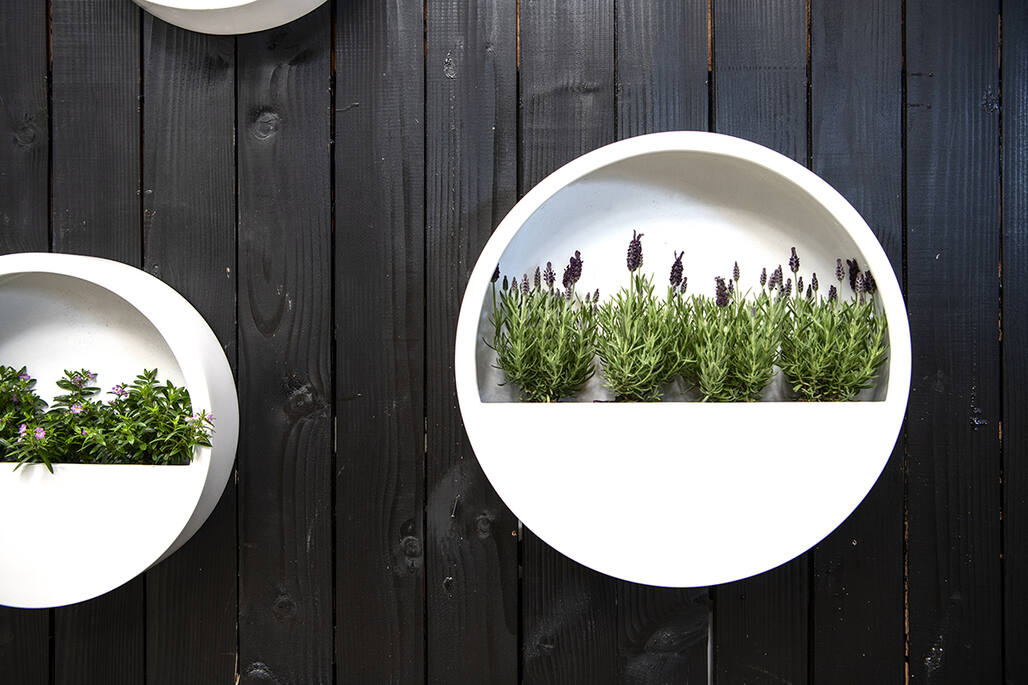 Pottery Pots - Bloempot Wally (hanging) S, Hoogglans Wit