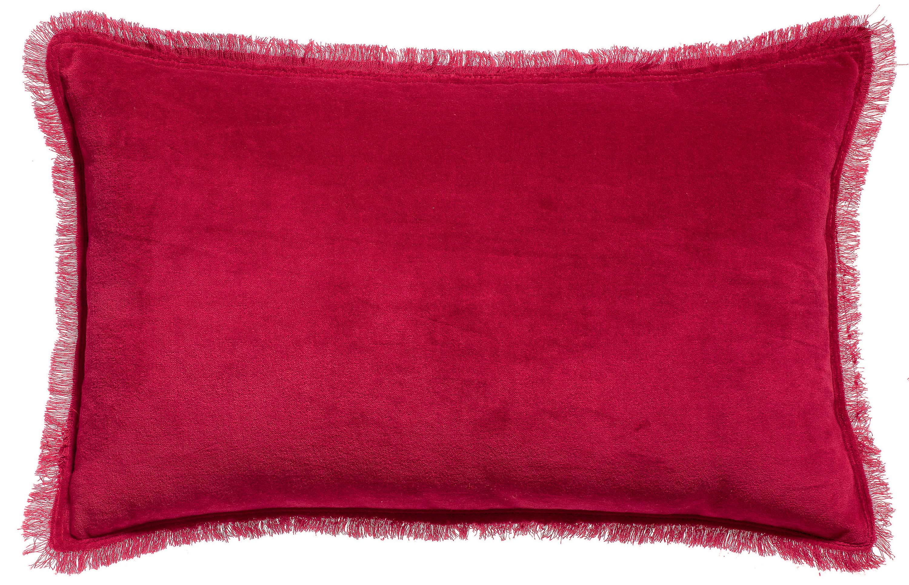 Effen kussen Fara Rubis 30 X 50