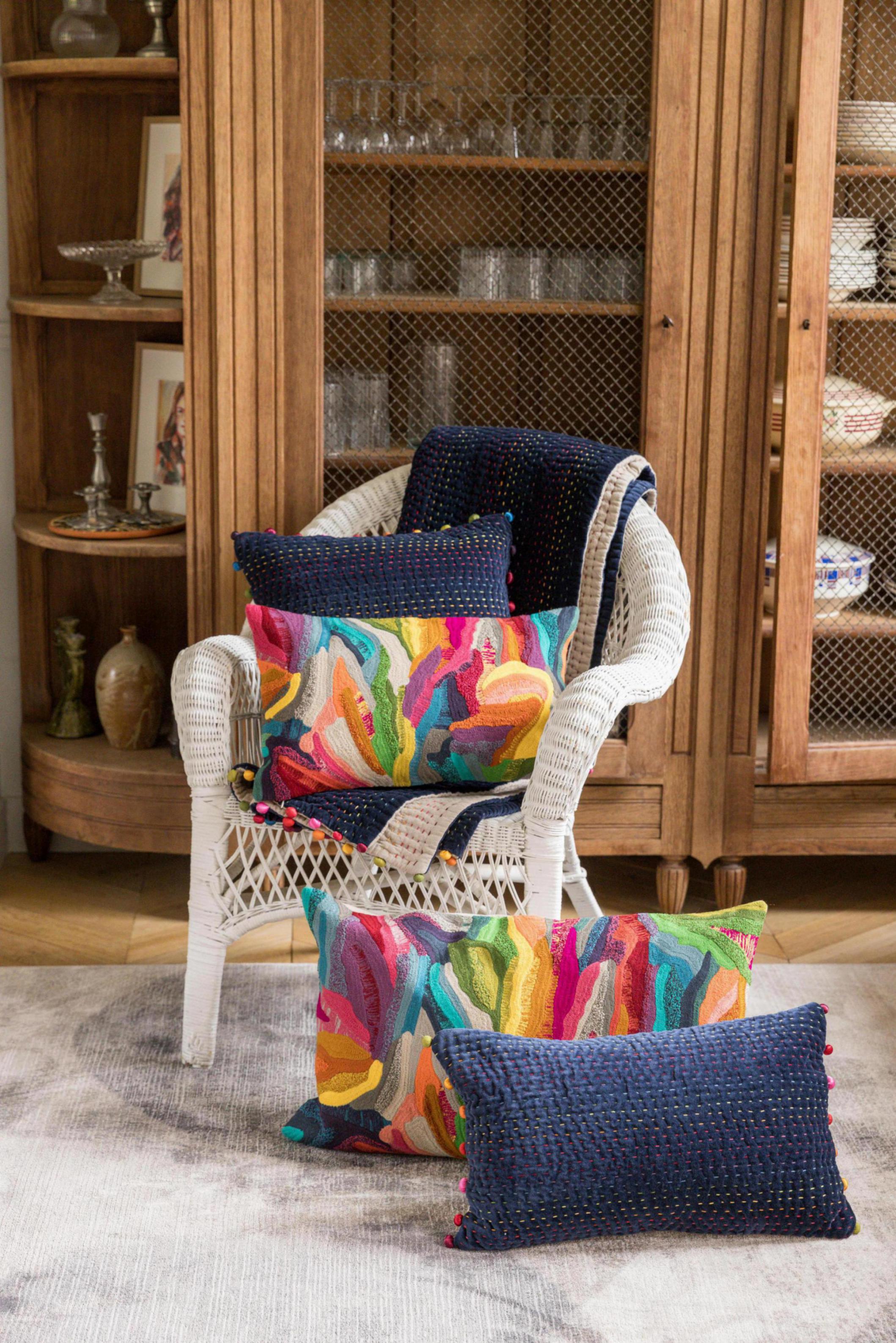 Gastounet kussen Cobalt 45 X 45