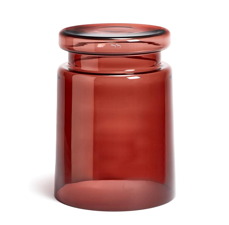 Henry Dean | Tsjomoloenga kruk glas Ruby H45 cm