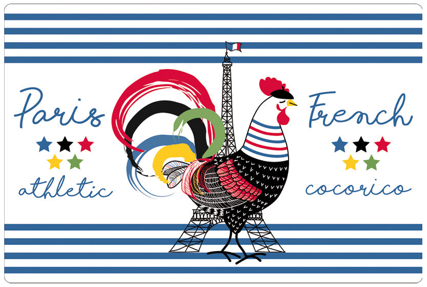 Placemat French Cocorico Assortis 30 X 45