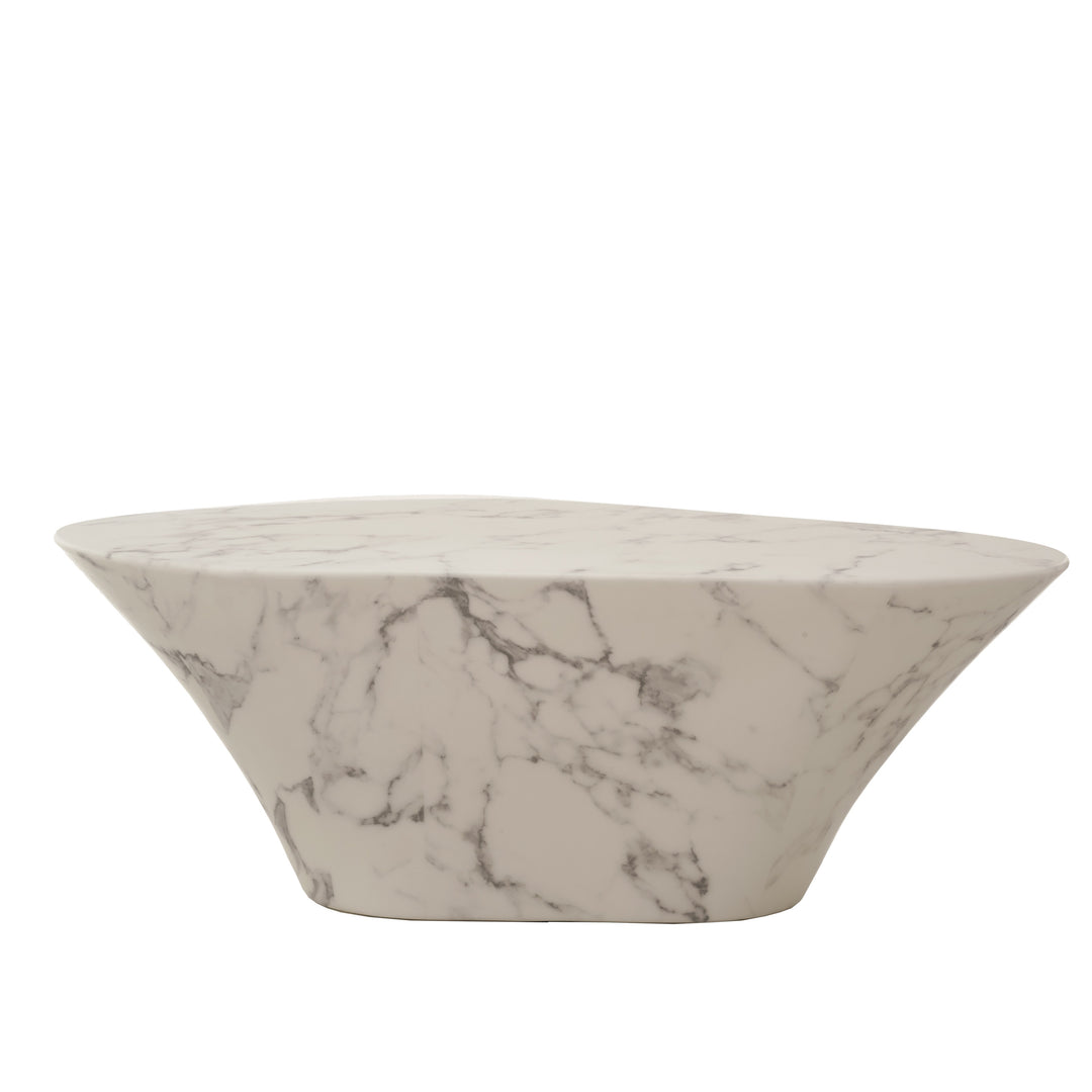 Polspotten - Salontafel Marble Look Wit