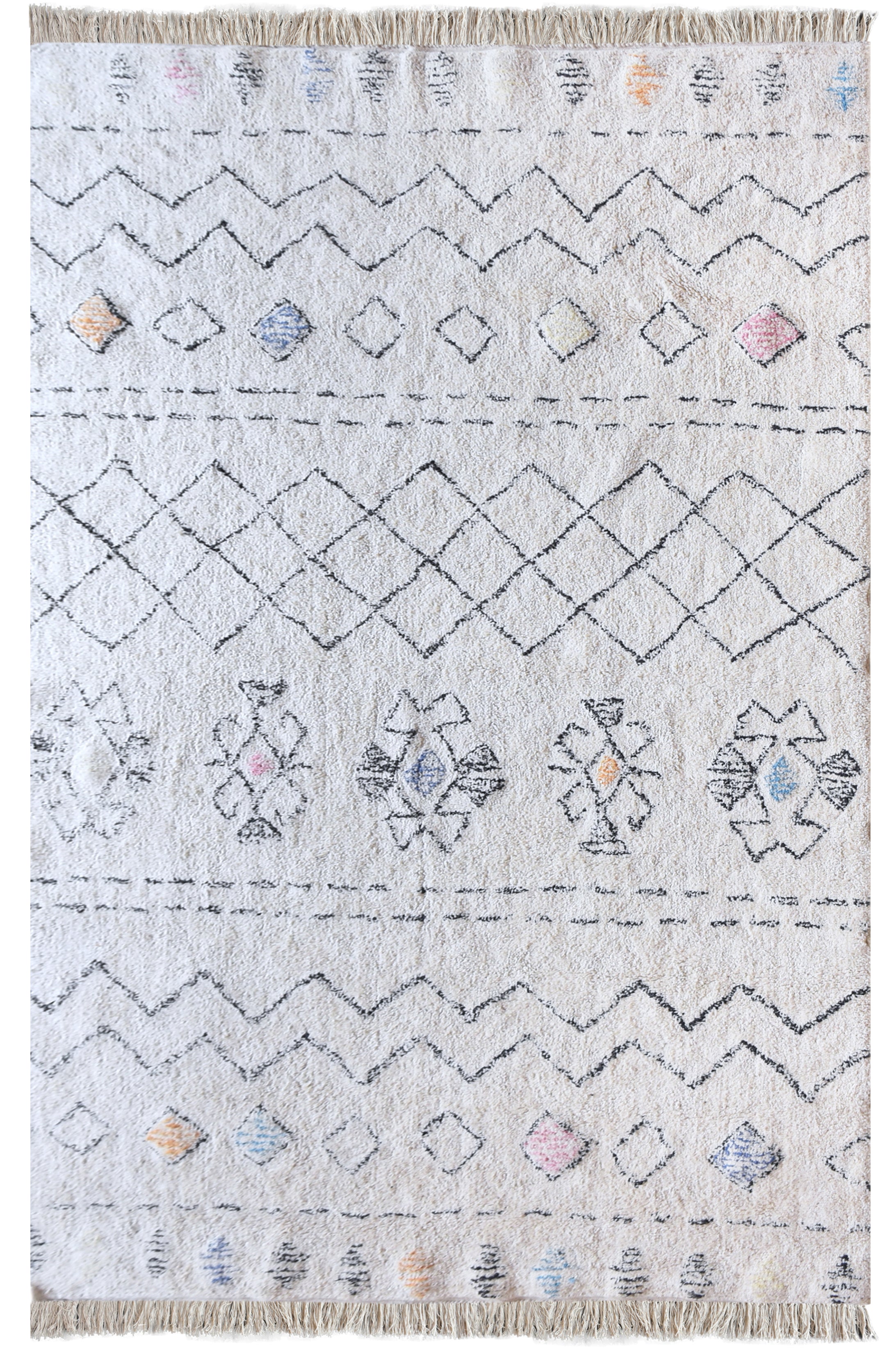 Seabert tapijt Ivoire/Multi 120 X 180