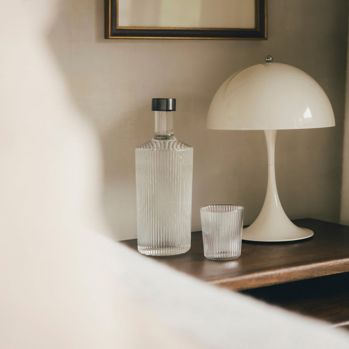 Paveau - Ribbed glas 18 cl Wit Haven - Set van 2
