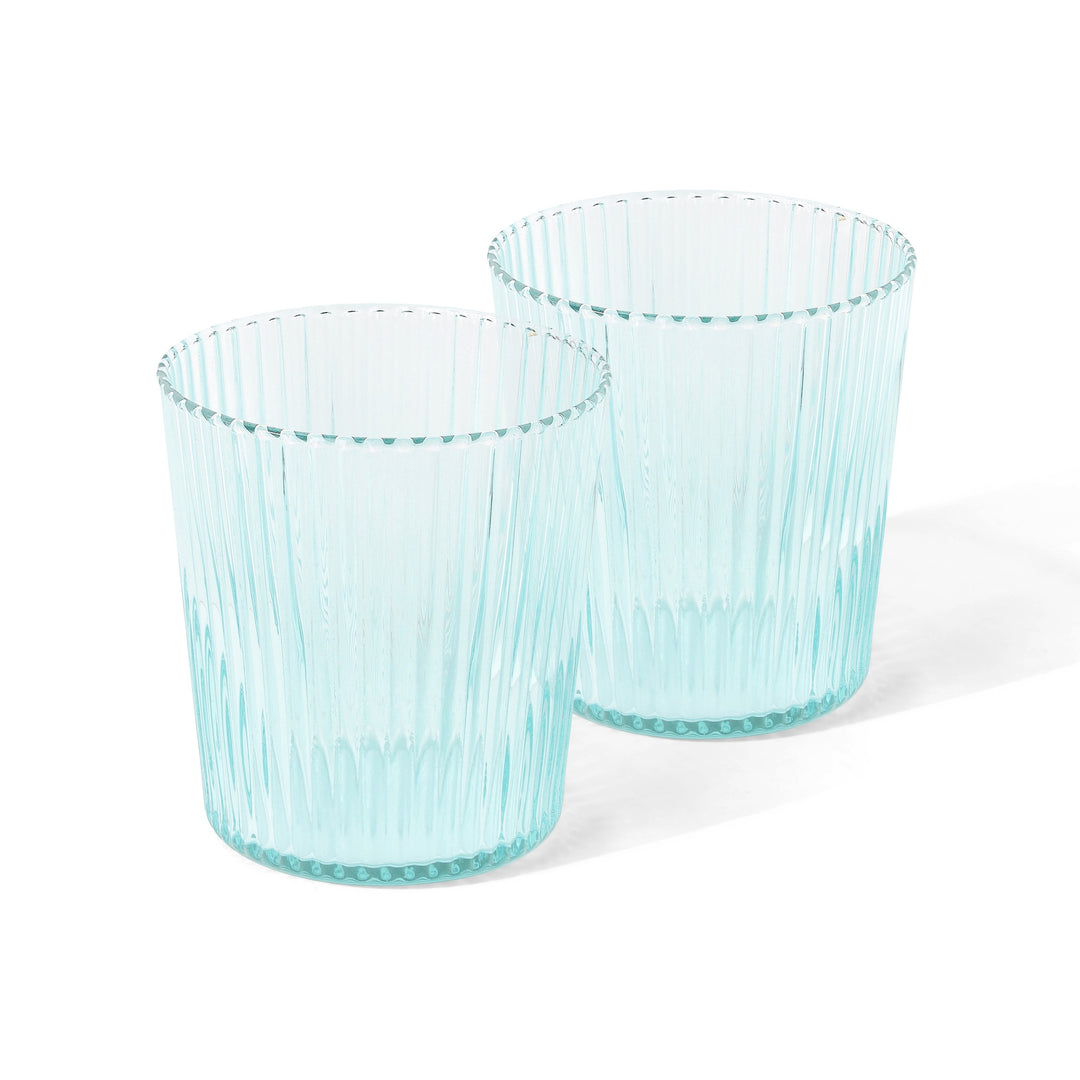 Paveau - Ribbed glas 18 cl Lucky - Set van 2