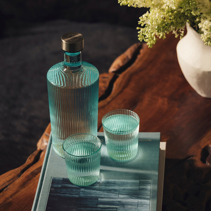 Paveau - Ribbed glas 18 cl Lucky - Set van 2