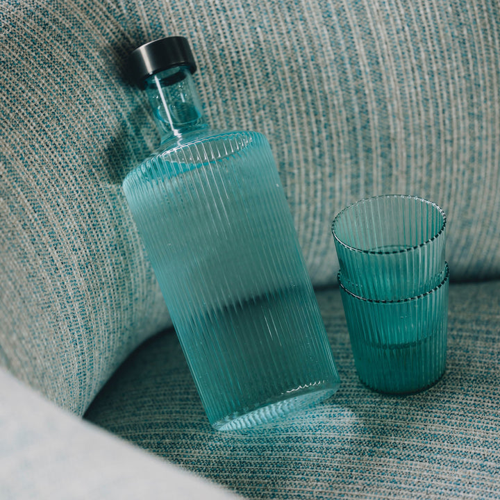 Paveau - Ribbed glas 18 cl Lucky - Set van 2