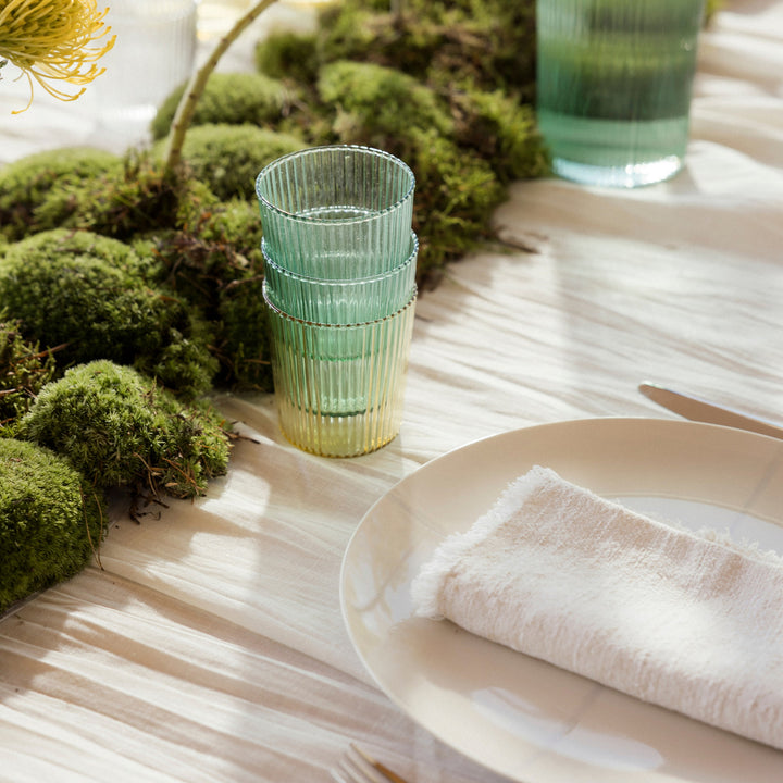 Paveau - Ribbed glas 18 cl Bondi - Set van 2