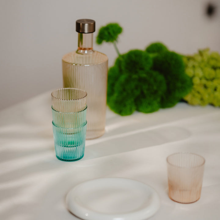 Paveau - Ribbed glas 18 cl Bondi - Set van 2