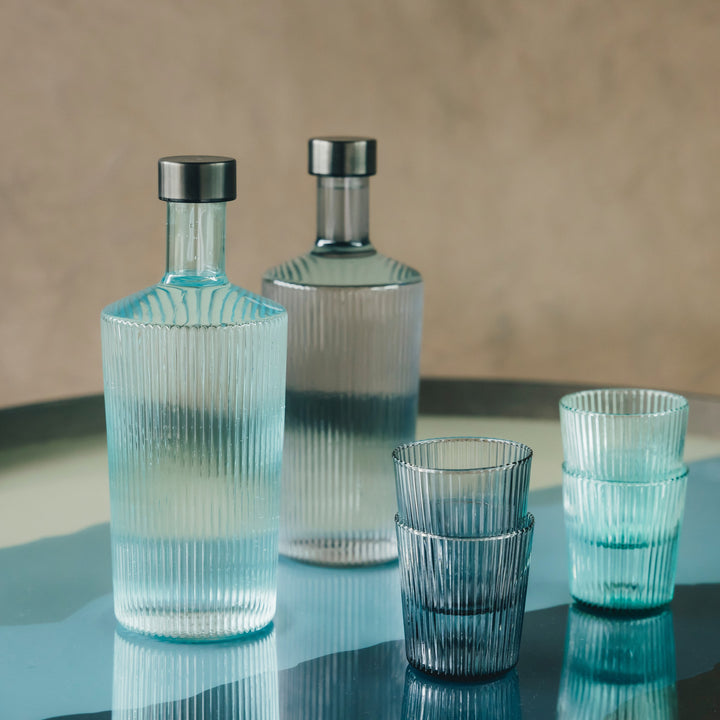 Paveau - Ribbed fles large 1,25 L Twilight