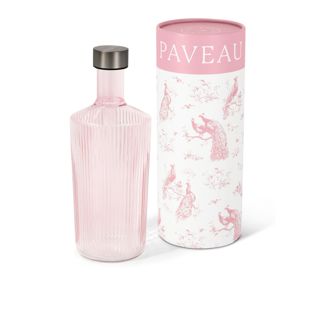 Paveau - Ribbed fles large 1,25 L Roze