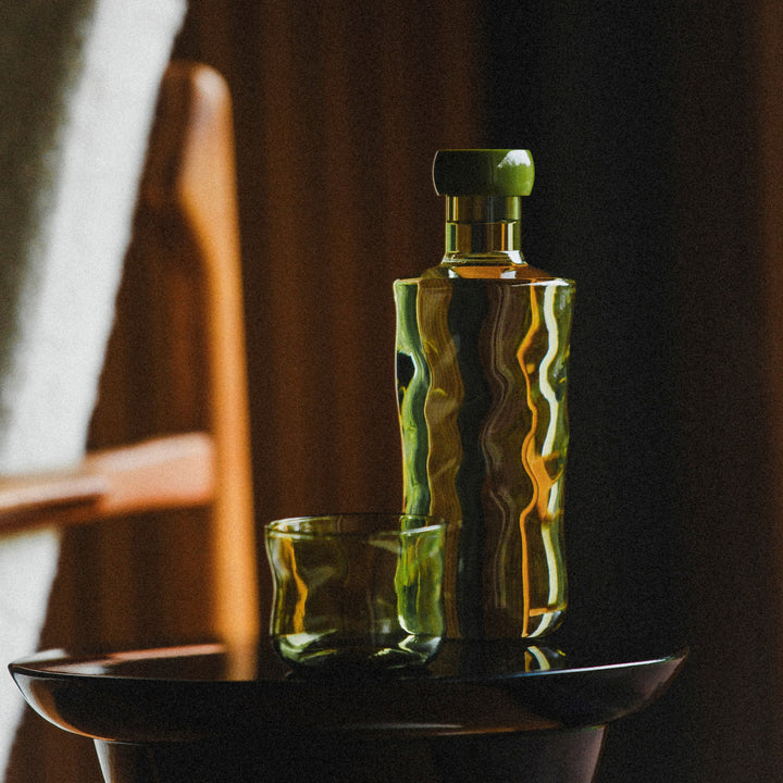 Paveau - Swirl fles medium 75 cl Moss