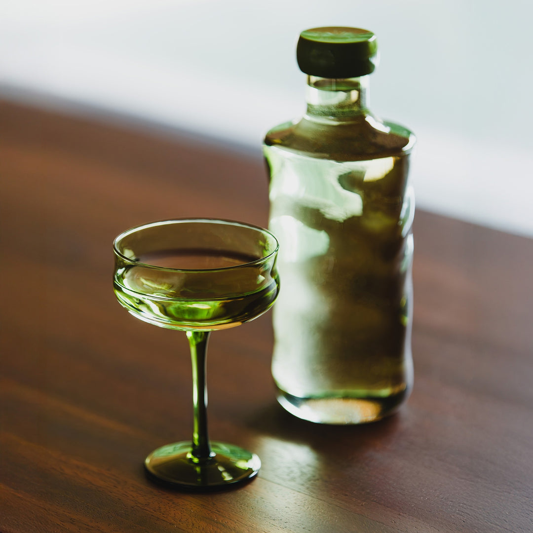 Paveau - Swirl fles medium 75 cl Moss