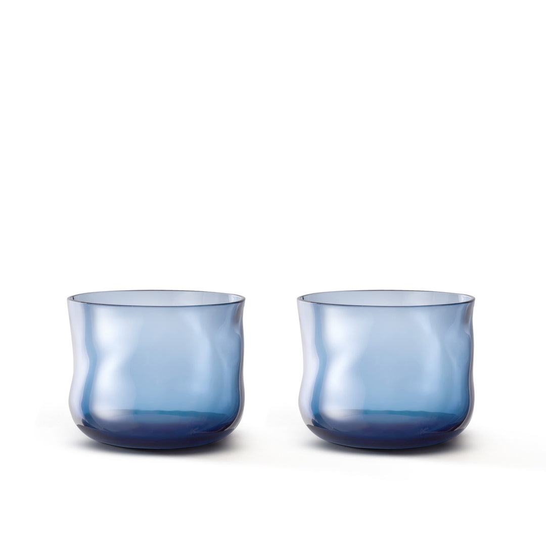 Paveau - Swirl tumbler small 24 cl Midnight - Set van 2