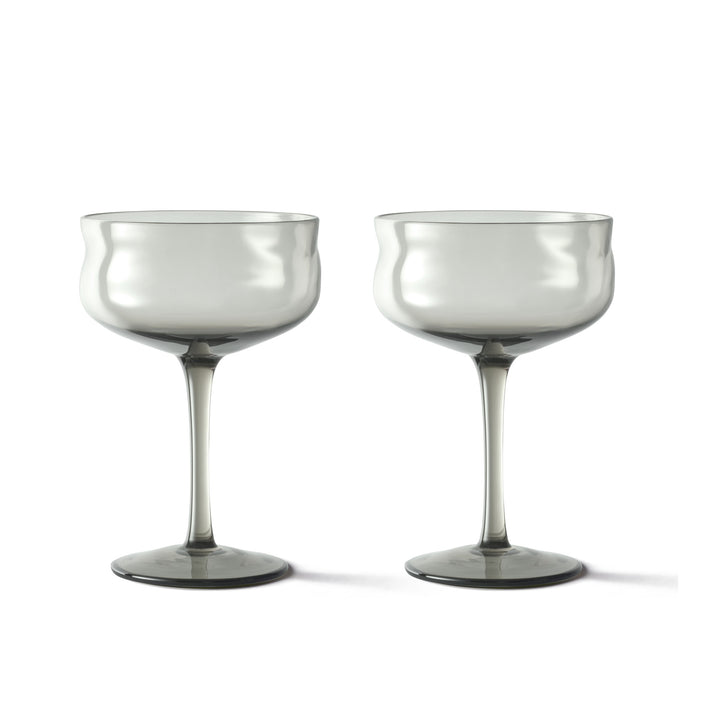 Paveau - Swirl coupeglas 26 cl Mist - Set van 2